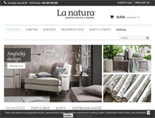 Tablet Screenshot of lanatura.cz